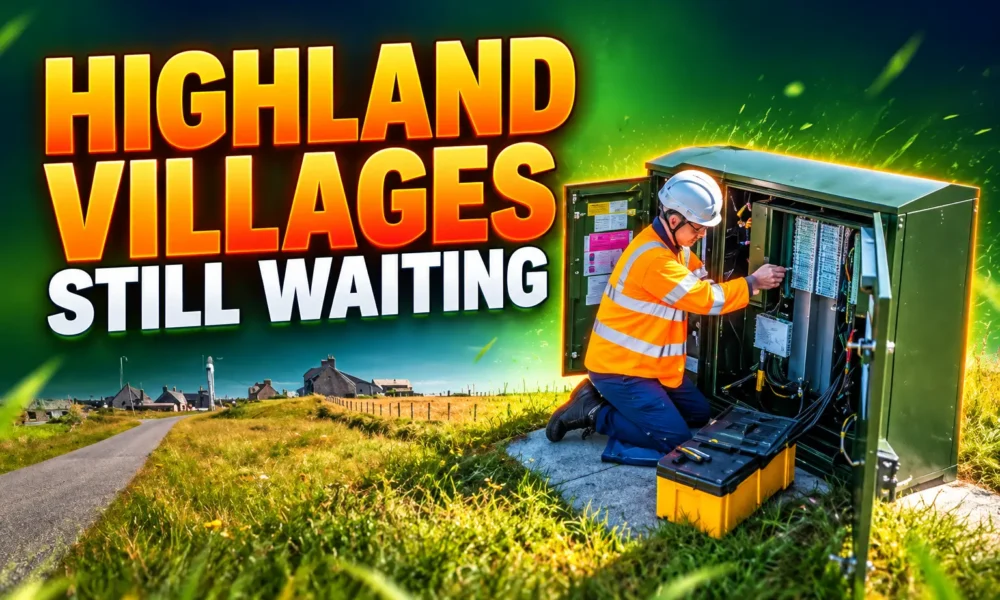 Highland villages still waiting after Scotland fibre deal