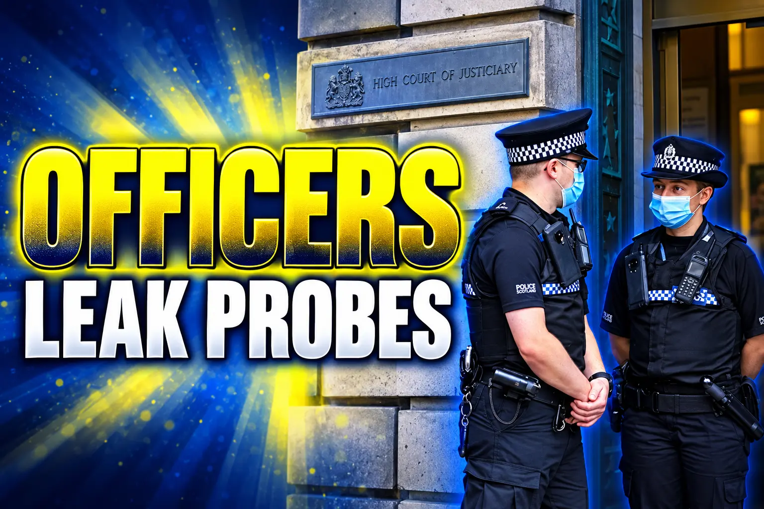Police Scotland officers charged leaking live crime probes