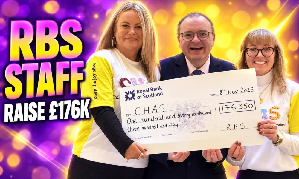 RBS staff raise £176,350 for CHAS children's hospices