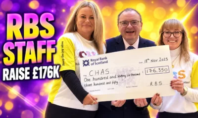 RBS staff raise £176,350 for CHAS children's hospices