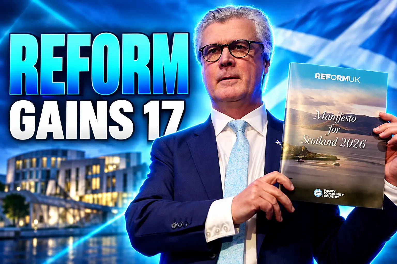 Reform UK 17 seats Scottish Parliament 2026 results