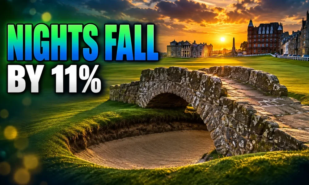 Scotland 2024 nights fall 11 percent trips record