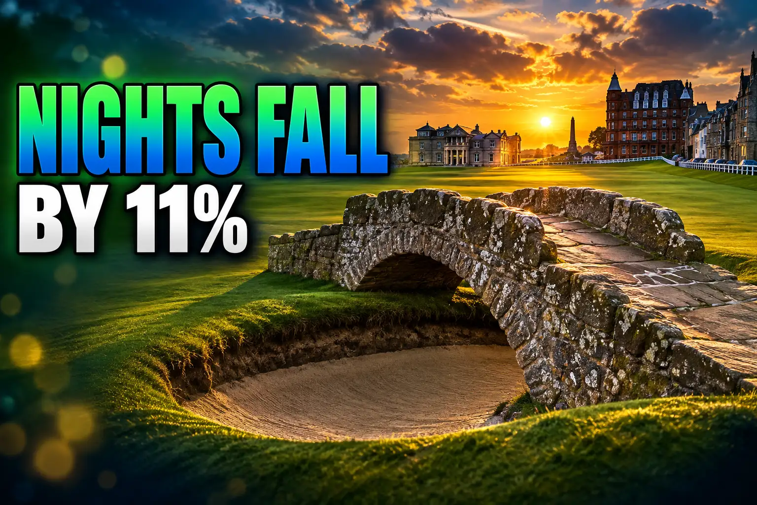 Scotland 2024 nights fall 11 percent trips record