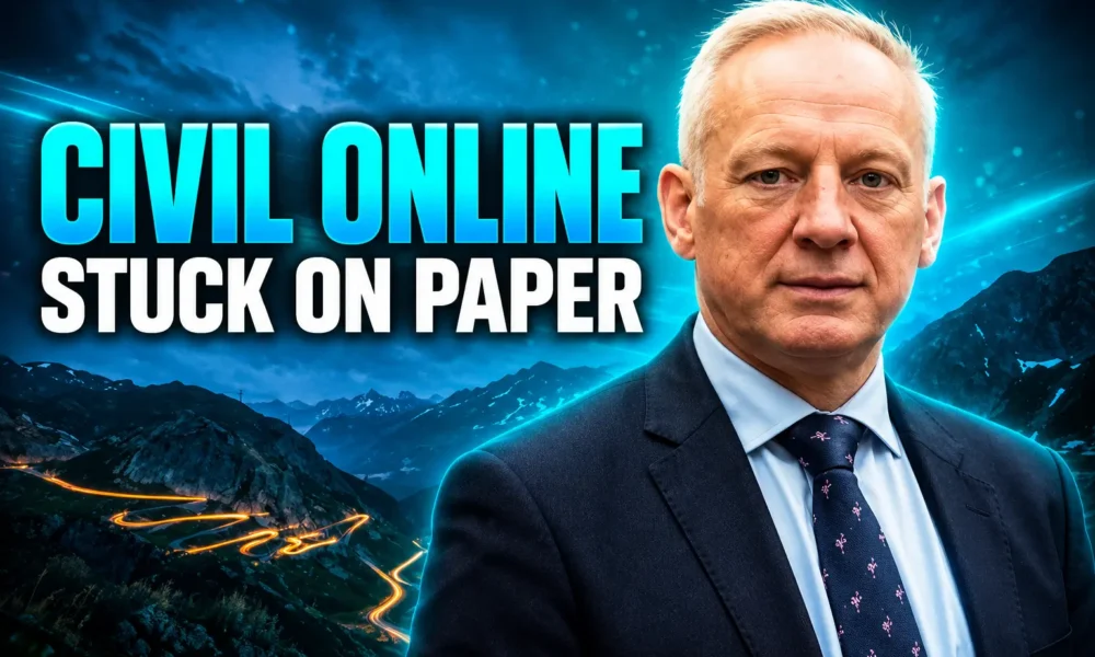 Scotland Civil Online still cannot start cases