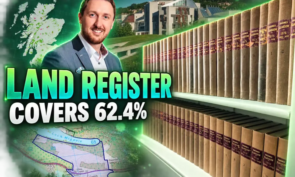 Scotland Land Register covers only 62.4 percent