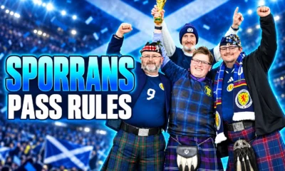 Scotland fans take sporrans past NFL stadium bag rules