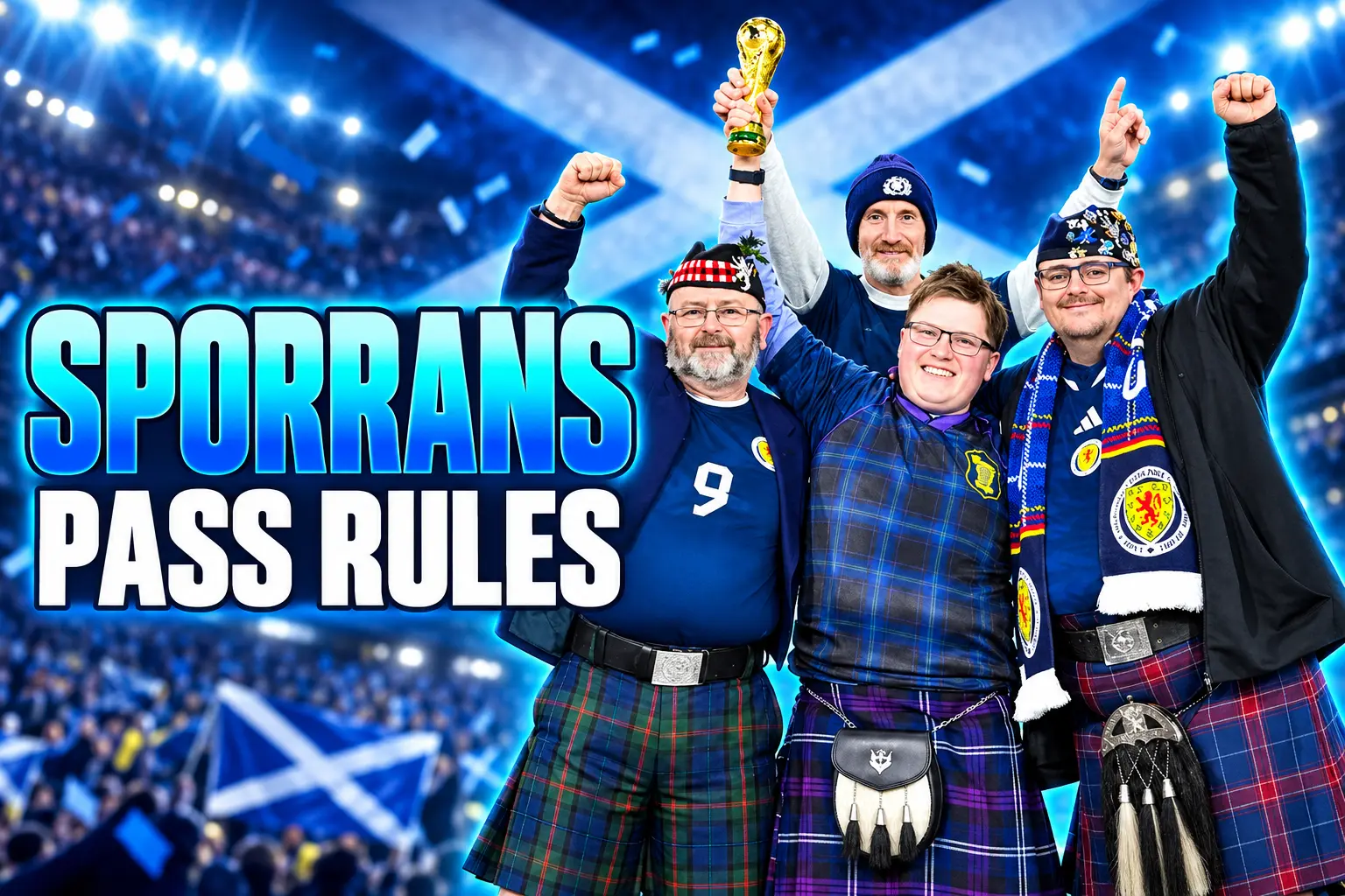 Scotland fans take sporrans past NFL stadium bag rules