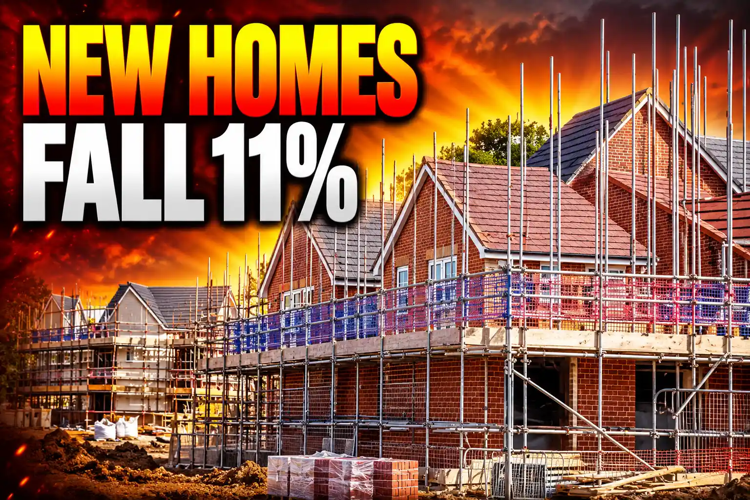 Scotland new homes completions fall 11 percent 17057
