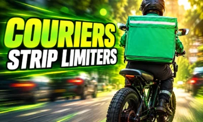 Scottish delivery couriers modified e-bikes for gig pay