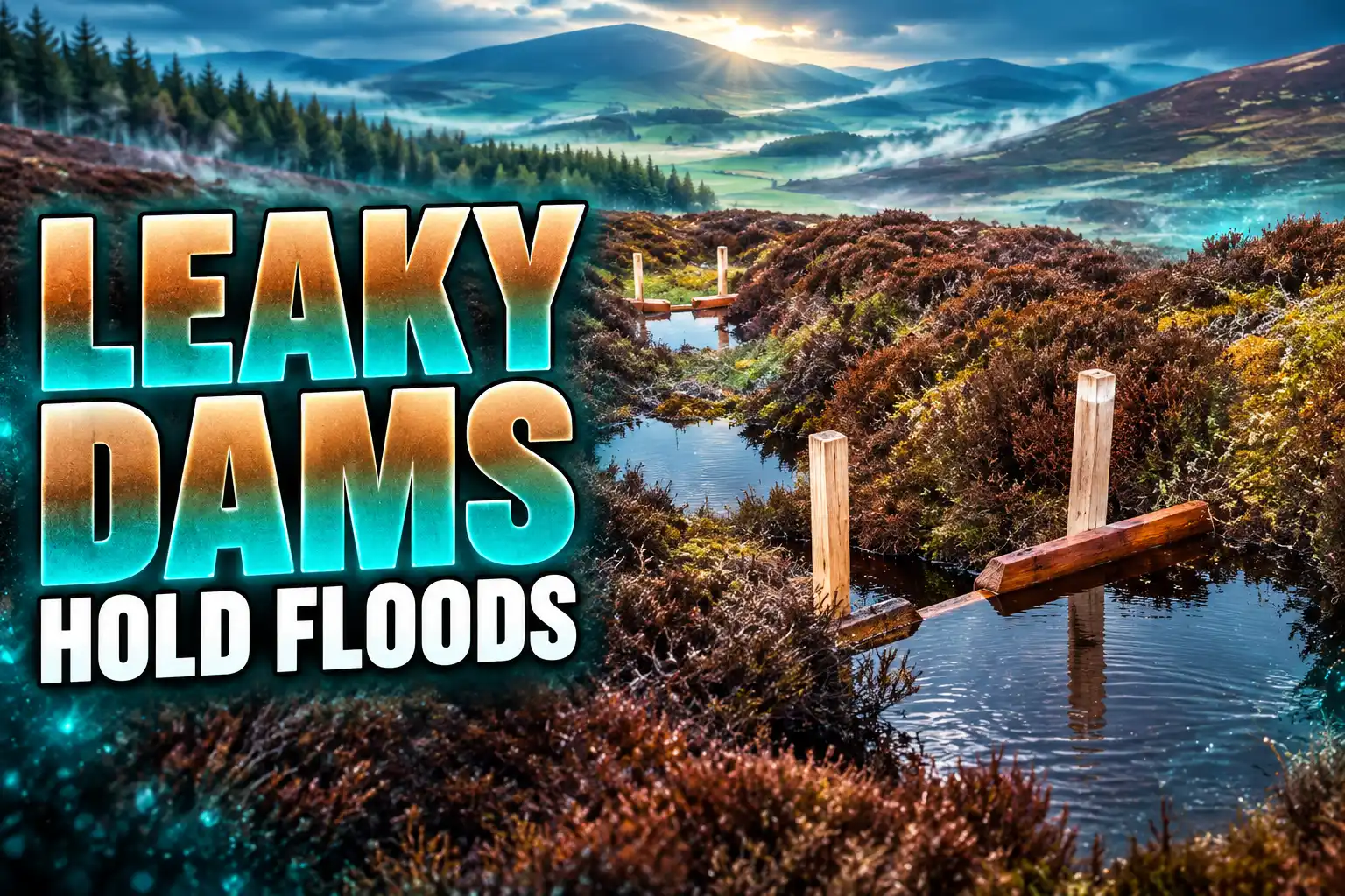 Speyside whisky leaky dams drought water storage