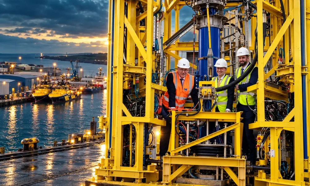 Subsea Micropiles Montrose factory floating-wind anchors