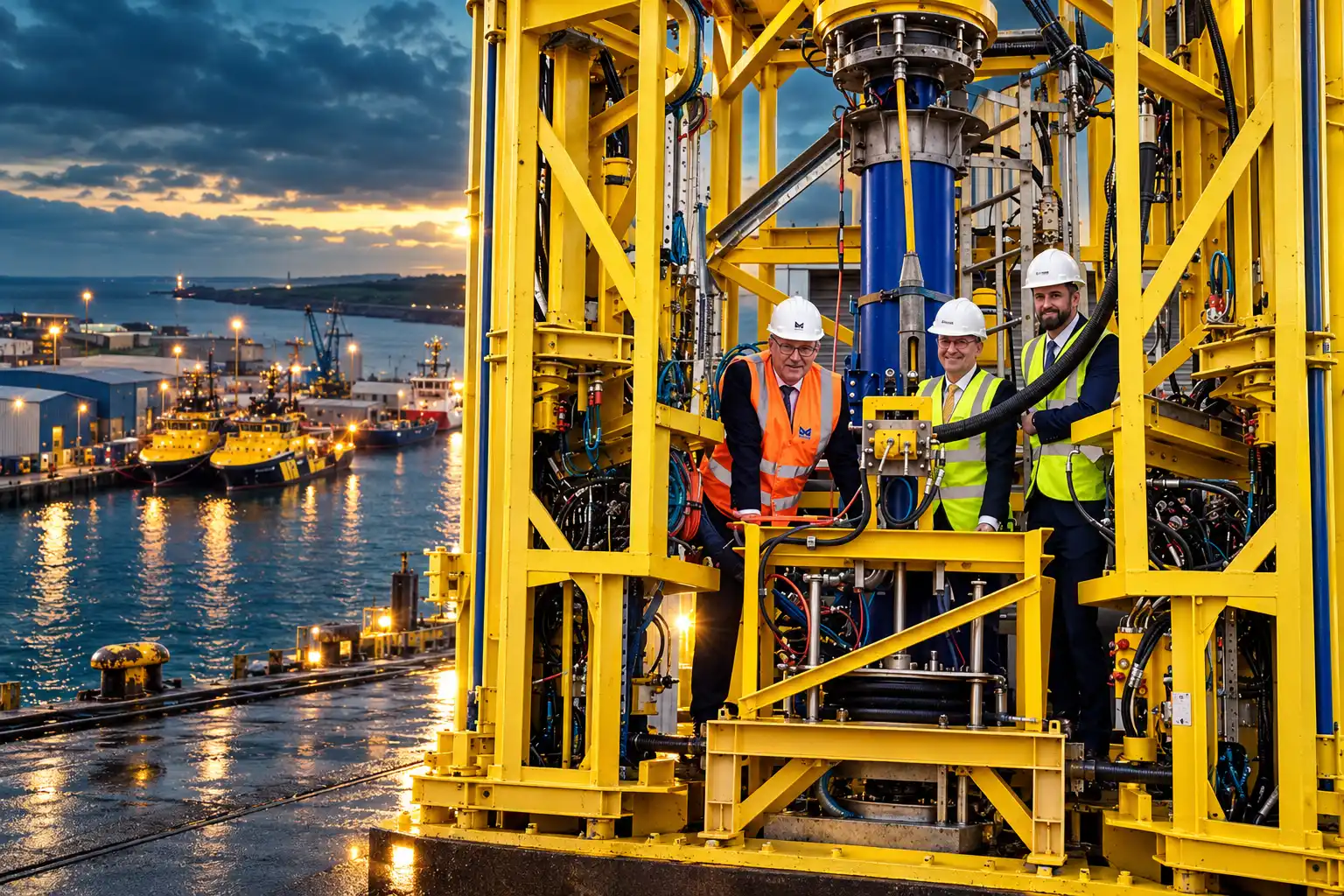 Subsea Micropiles Montrose factory floating-wind anchors