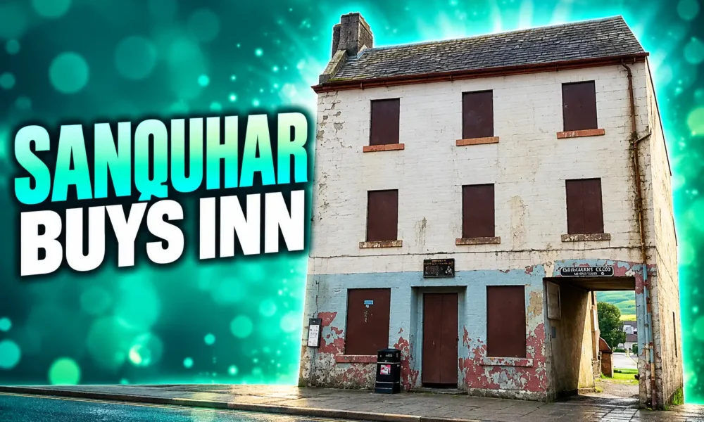 Whigham's Inn Sanquhar community buyout Burns restoration