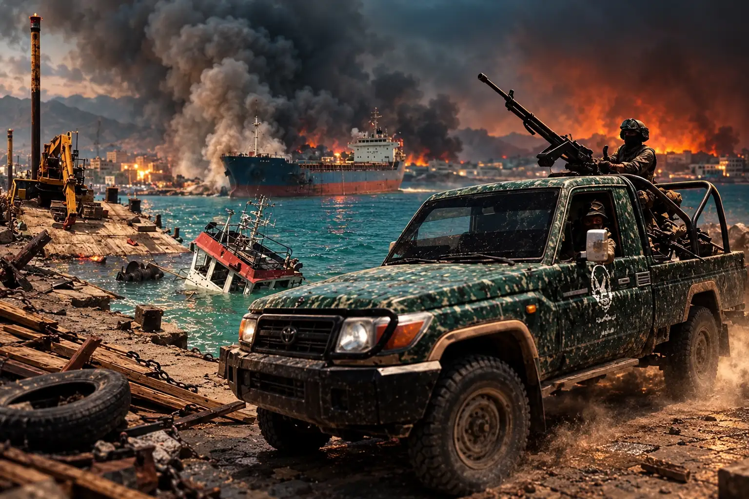 Yemen Mokha port recapture claim Houthis Red Sea