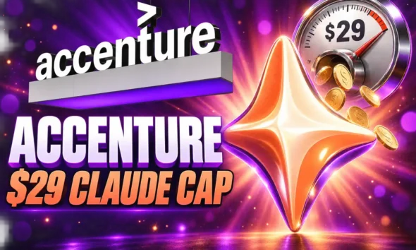 Accenture Claude AI $29 per month spending cap