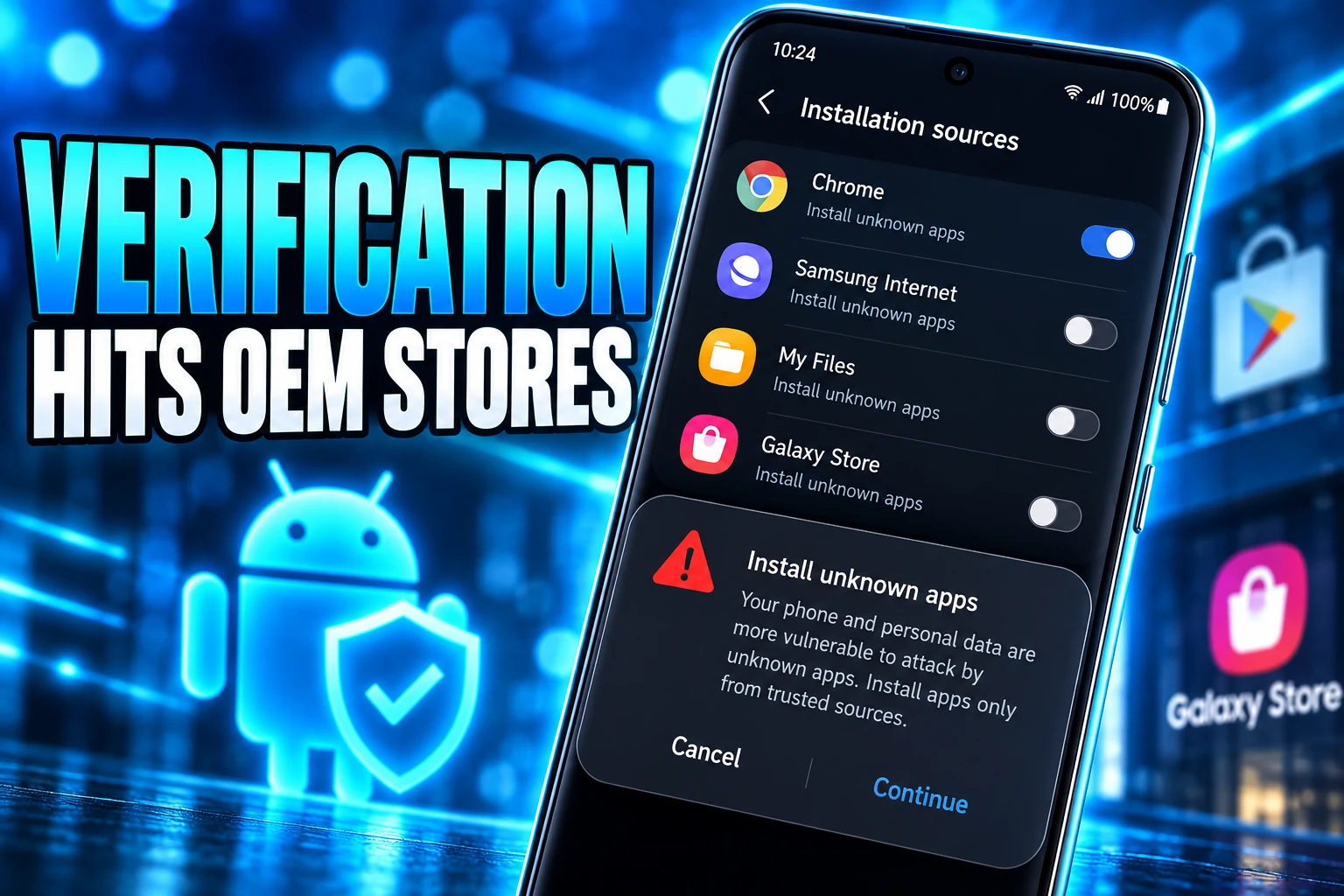 Android developer verification OEM stores four countries