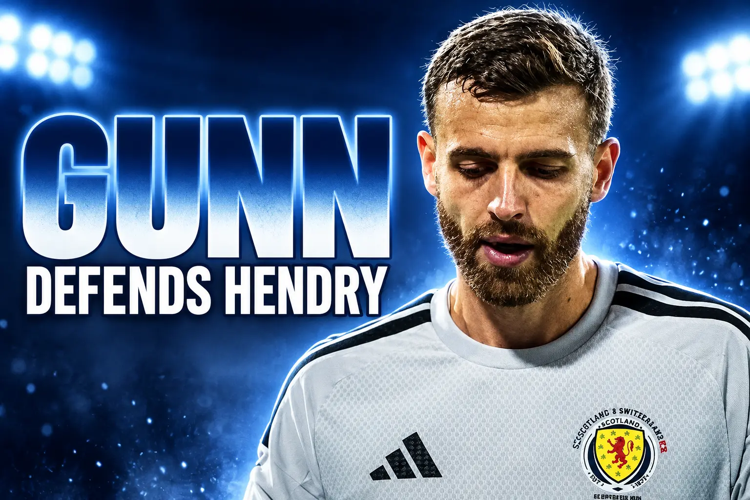 Angus Gunn defends Jack Hendry after Scotland red card