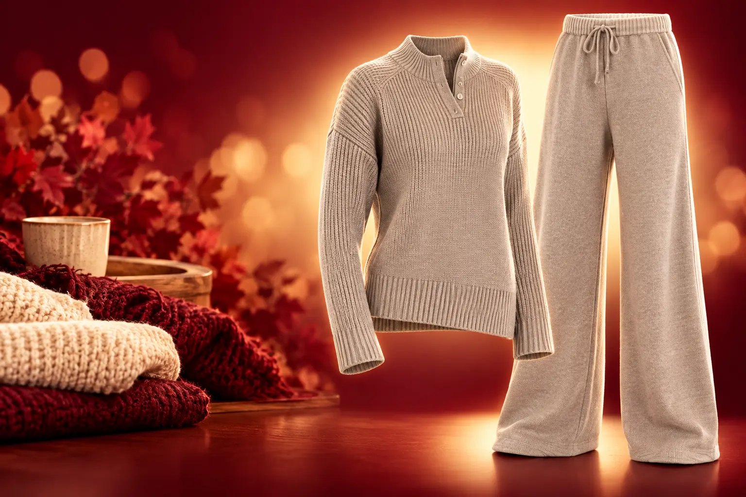 Anrabess $34 half-zip set versus Spanx