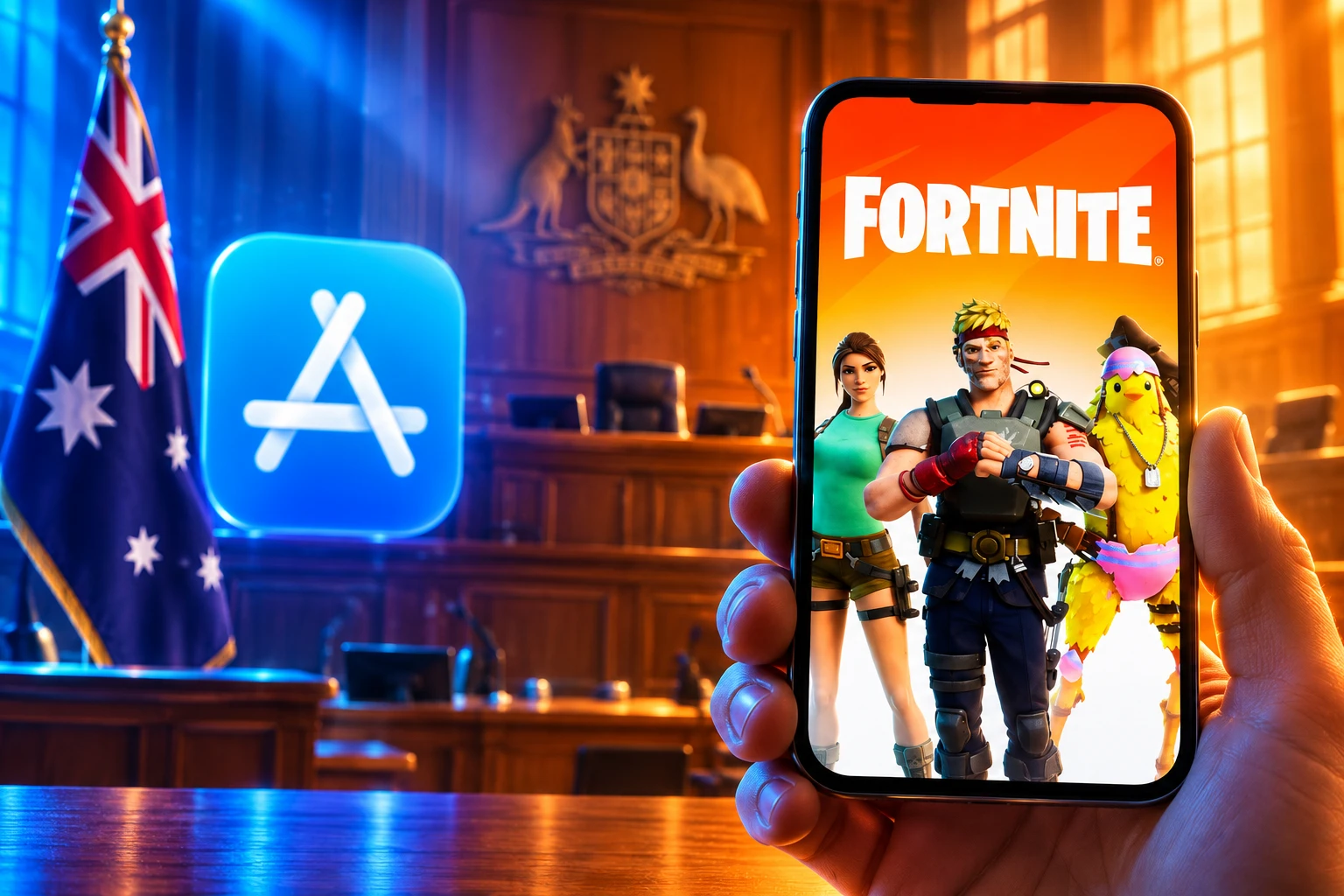 Apple Australia third-party app stores court order iPhone