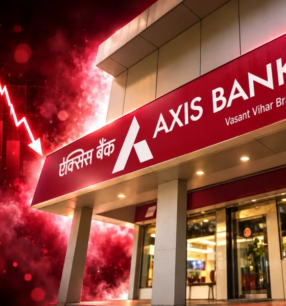 Axis Bank shares fall after Q2 FY27 results