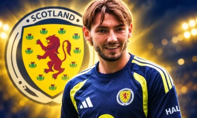 Billy Gilmour 50th Scotland cap Slovenia