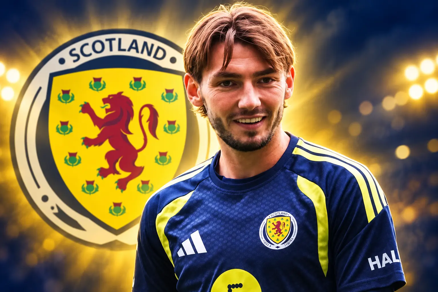 Billy Gilmour 50th Scotland cap Slovenia