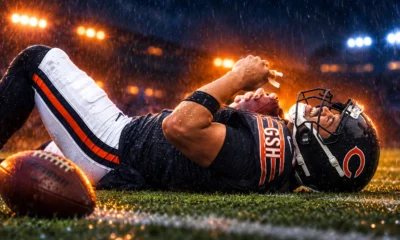 Caleb Williams hamstring Bears drop 59 to 3
