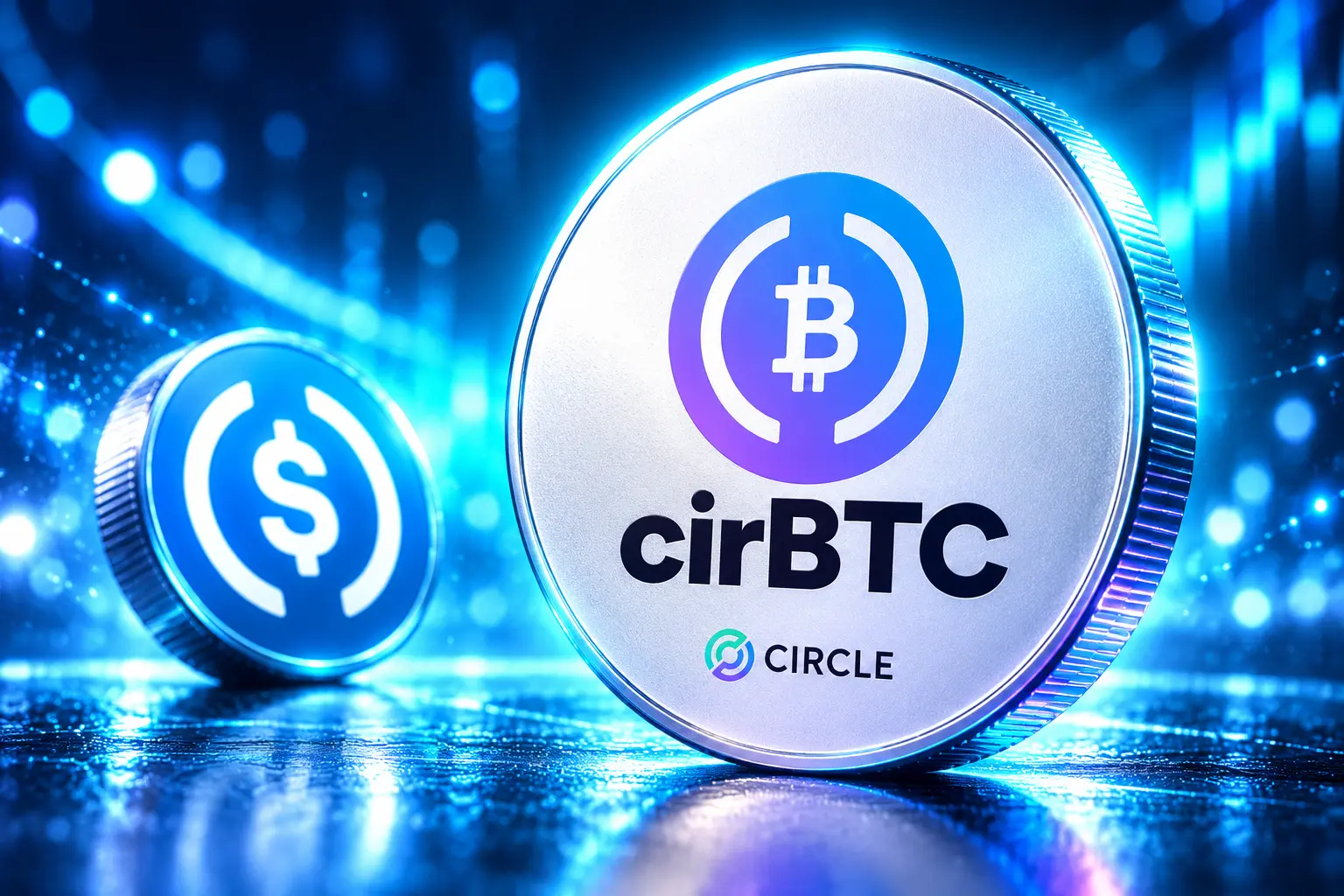 Circle Bitcoin collateral borrows USDC as cirBTC