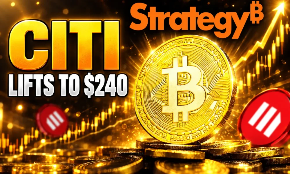 Citi $240 Strategy MSTR price target Bitcoin