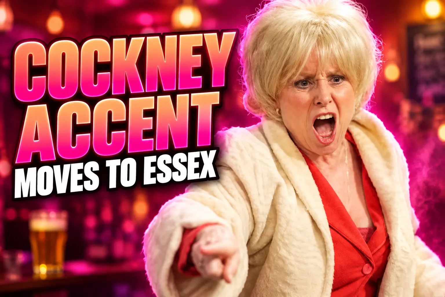 cockney accent moved from East London to Essex