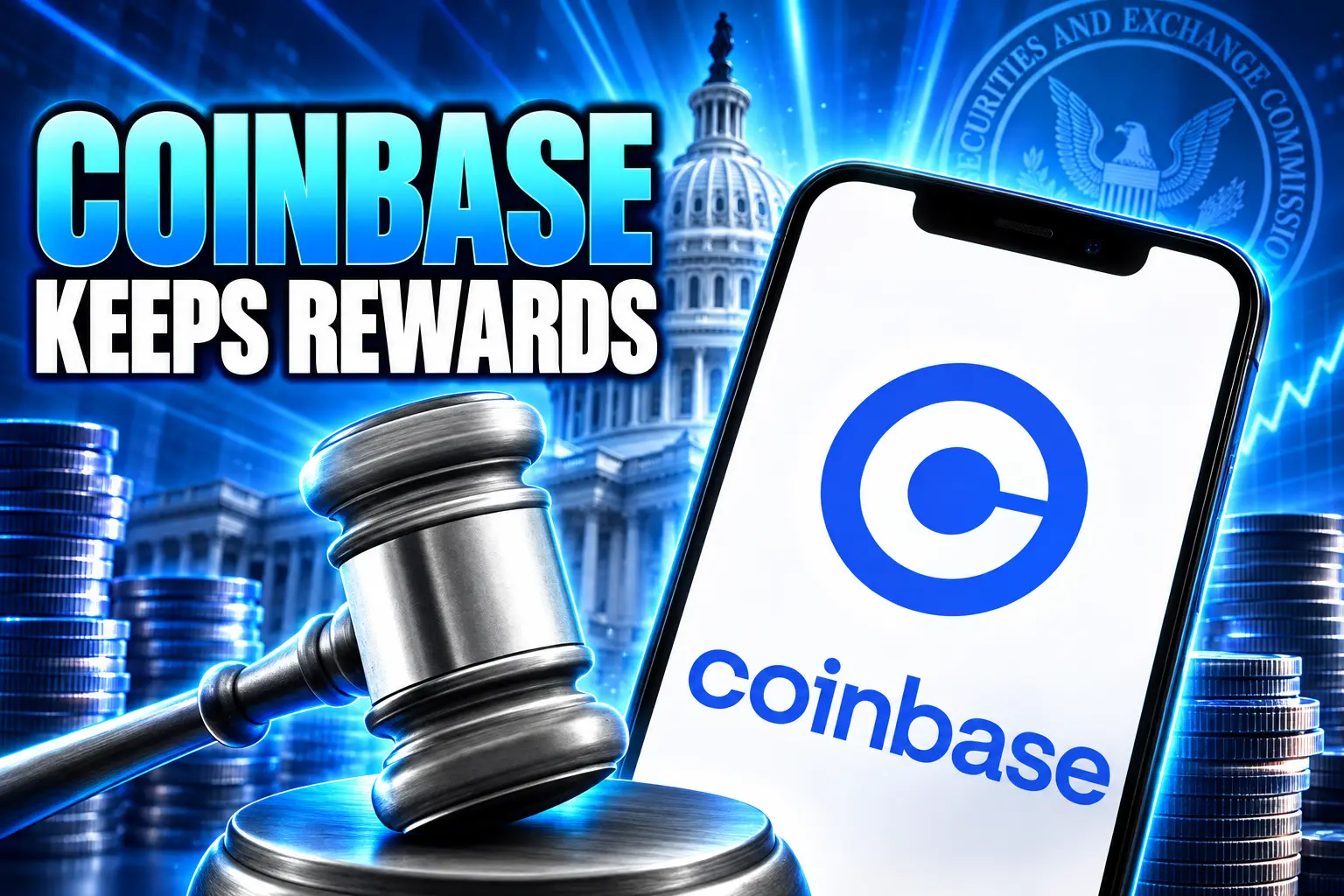 Coinbase stablecoin rewards after Clarity Act failure