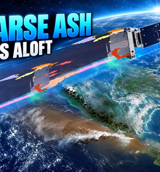 EarthCARE finds coarse ash still aloft Anak Krakatau