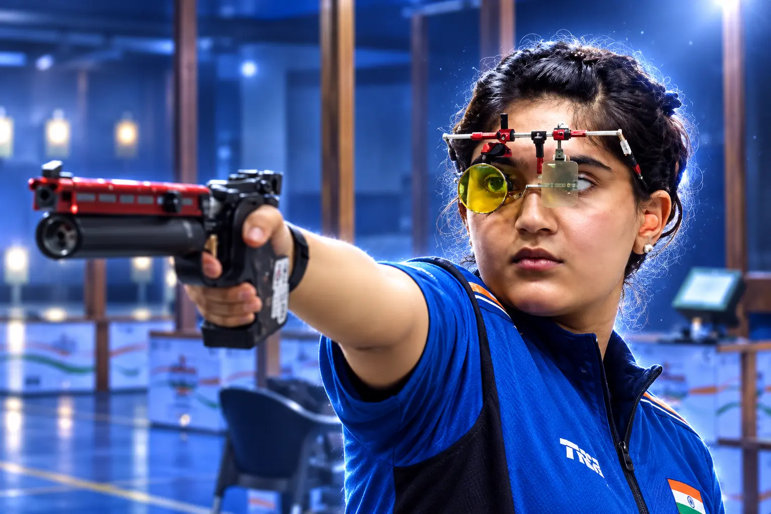 Esha Singh 25m pistol silver Asian Games