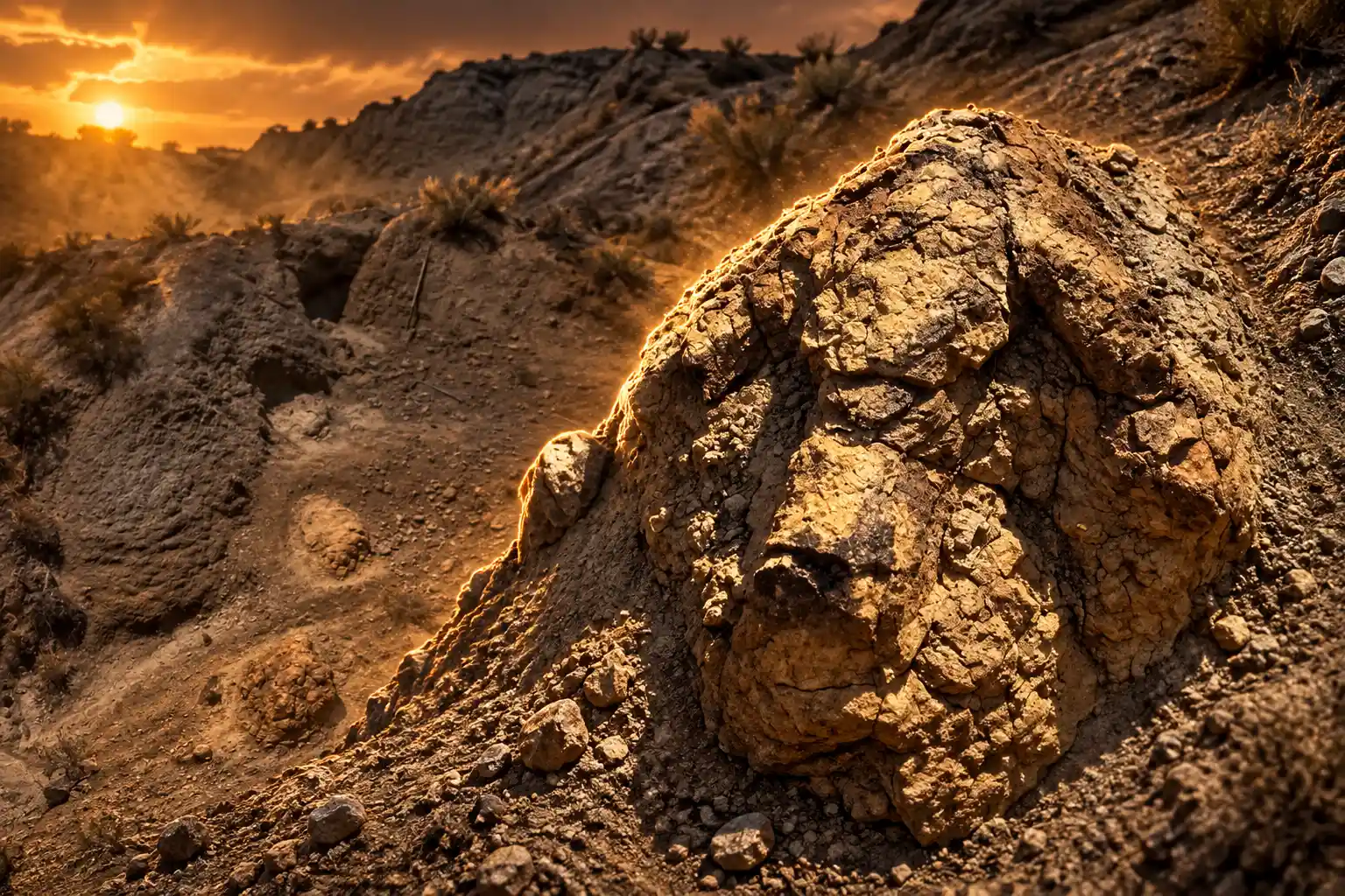 First adult T. rex trackway 13-foot walk North Dakota