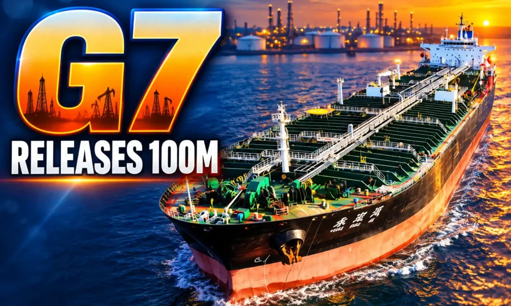 G7 100 million barrel diesel release US prices
