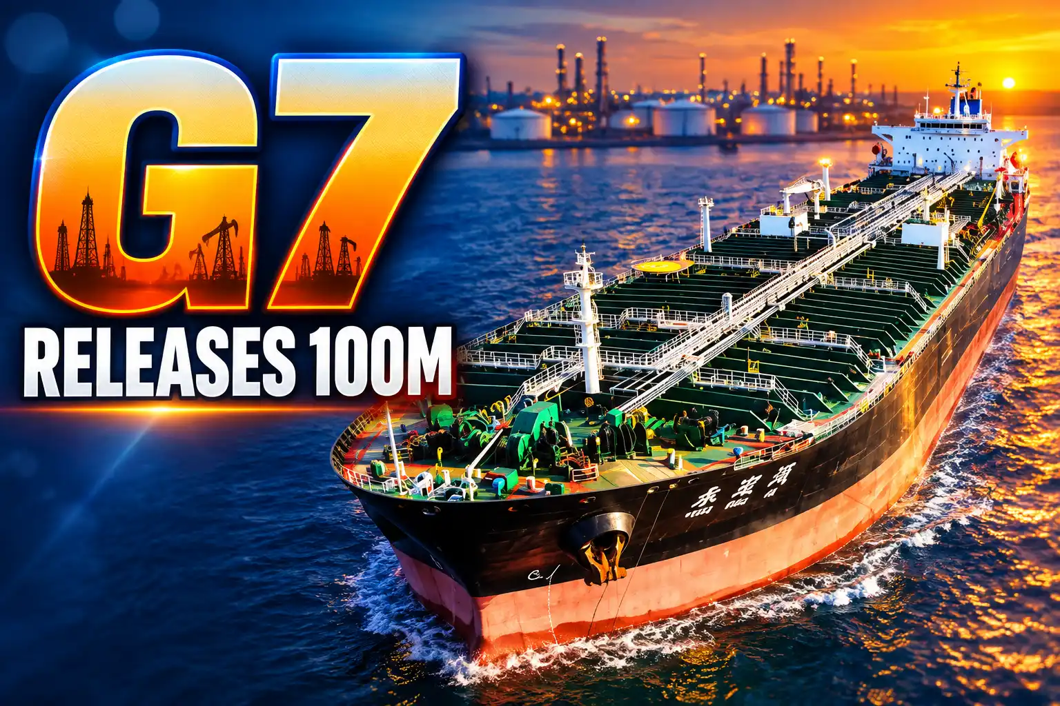 G7 100 million barrel diesel release US prices