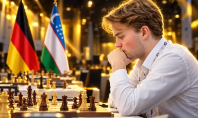 Germany beats Uzbekistan 2.5-1.5 Chess Olympiad