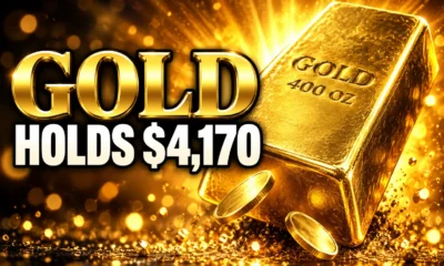 gold holds near 4170 after Warsh IMF remarks