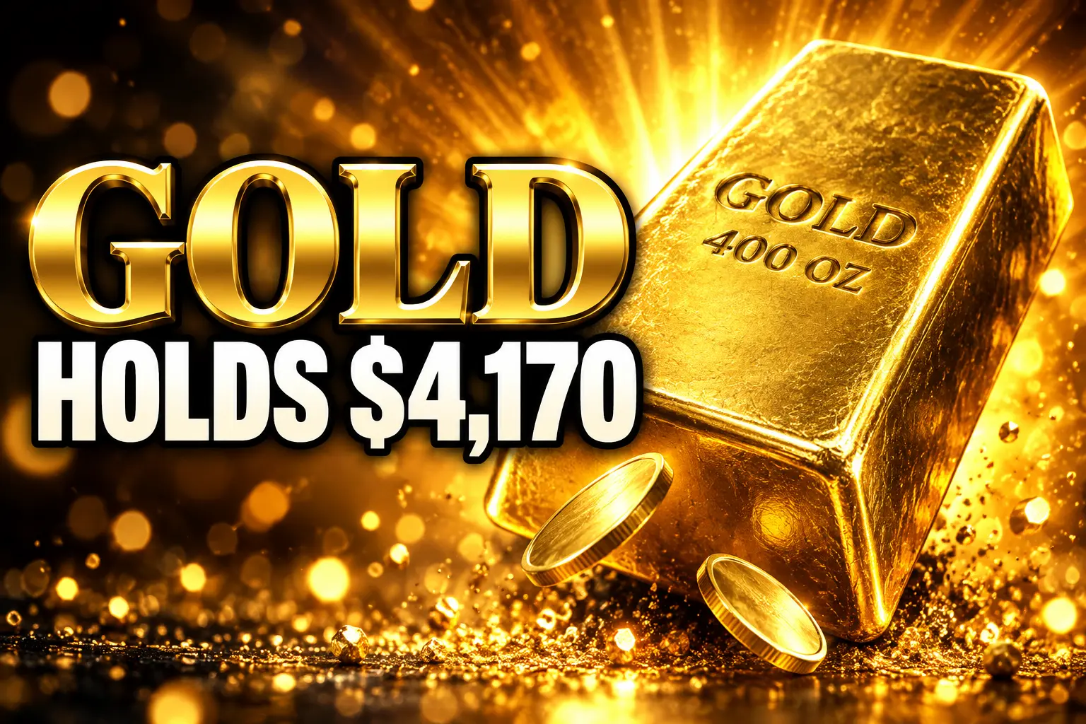 gold holds near 4170 after Warsh IMF remarks