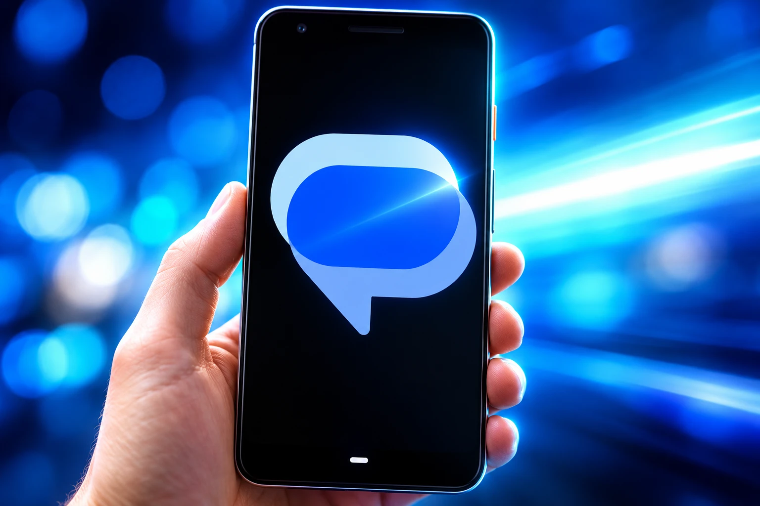 Google Messages right swipe reply change