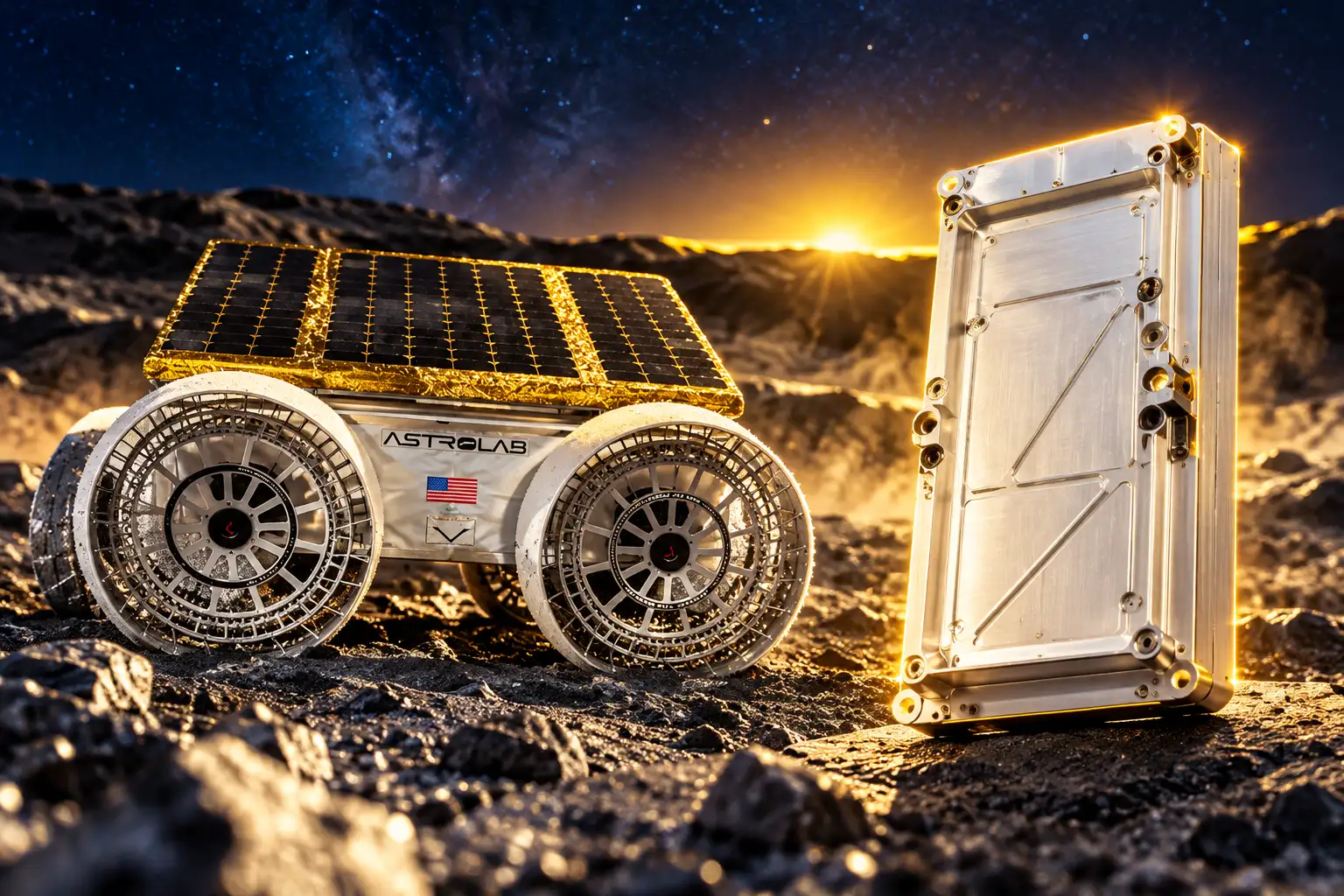 HPE Spaceborne Computer-4 lunar south pole HPC test