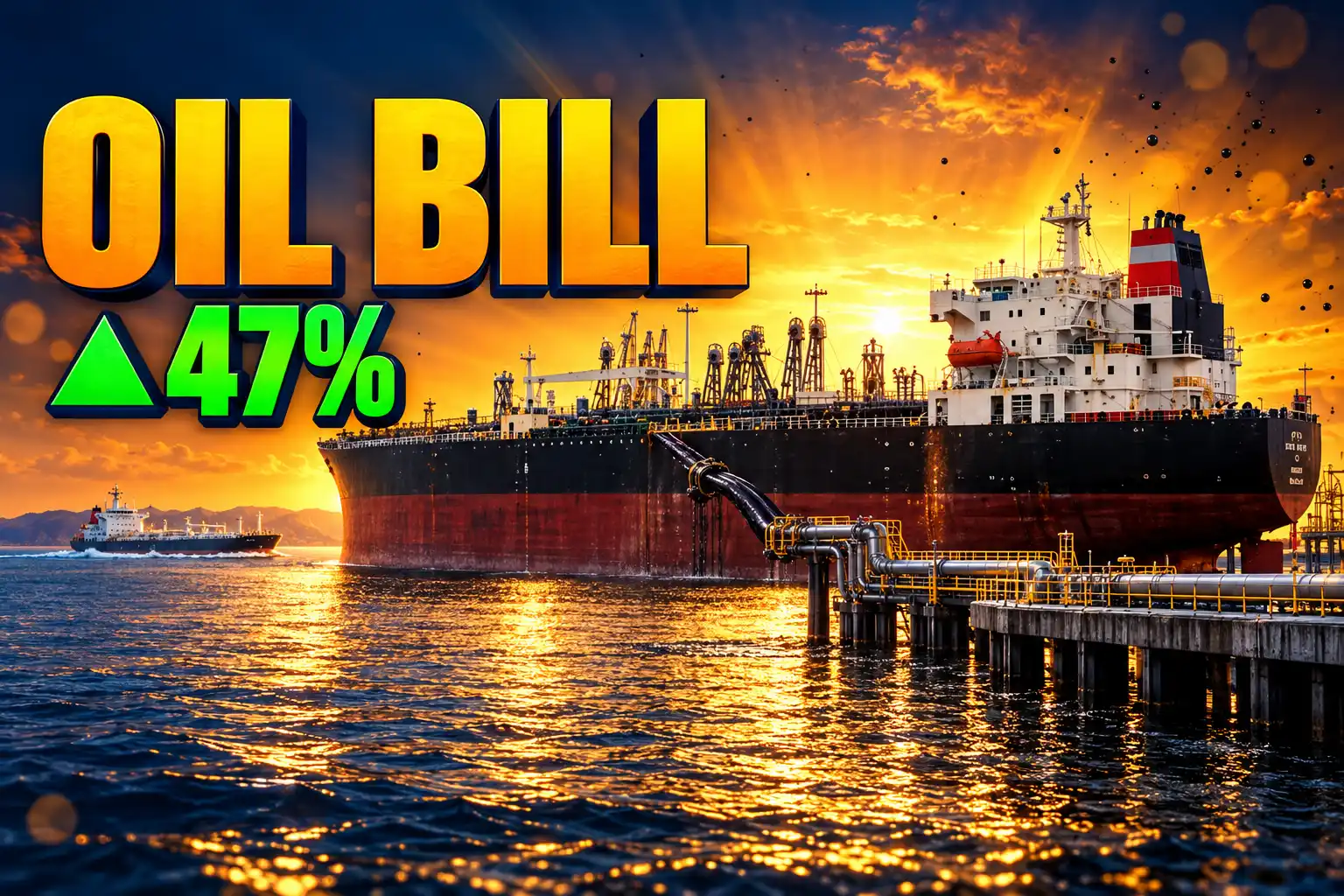 India crude oil import bill September 2026 surge