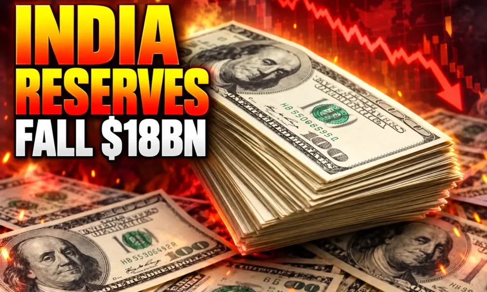 India forex reserves fall $18.343 billion September 2026