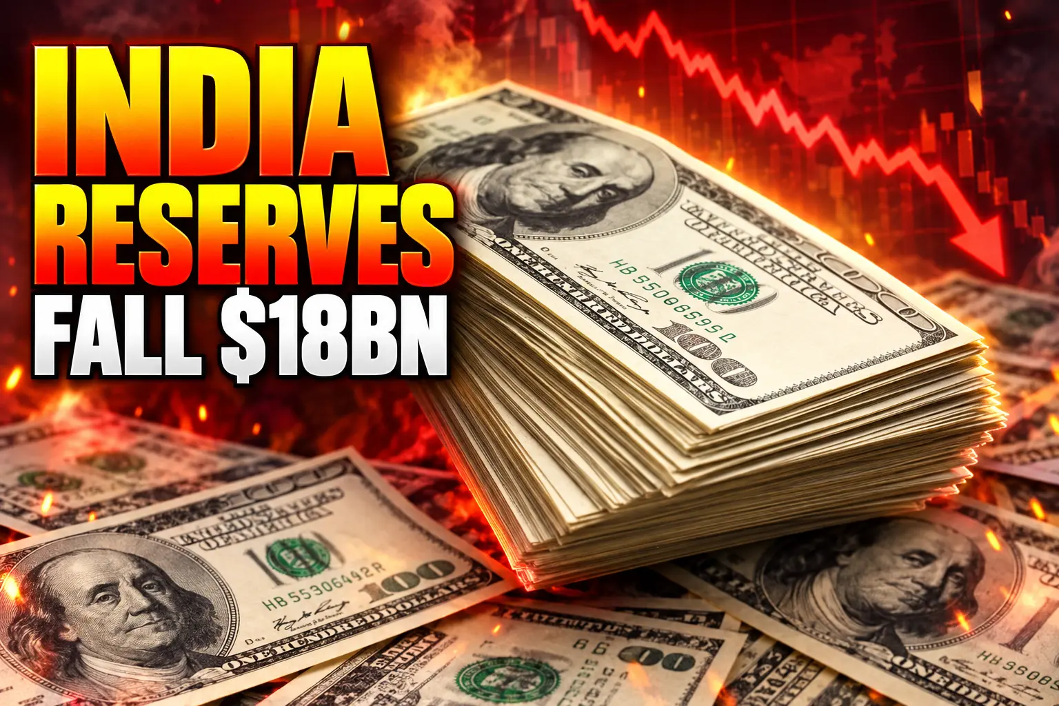 India forex reserves fall $18.343 billion September 2026