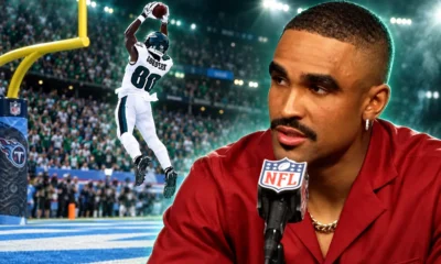 Jalen Hurts late touchdown beats Titans 24-20