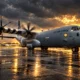 Kentucky Air Guard C-130 training at Prestwick