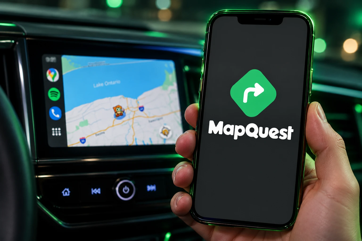 MapQuest Android Auto beta after Lake Ontario stand