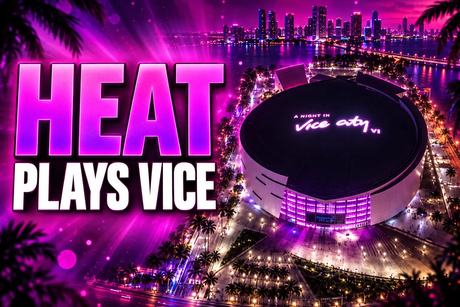 Miami Heat Vice City Bucks game November 18