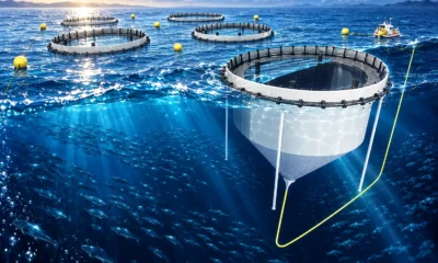 Mowi Scotland semi-closed salmon cage grant