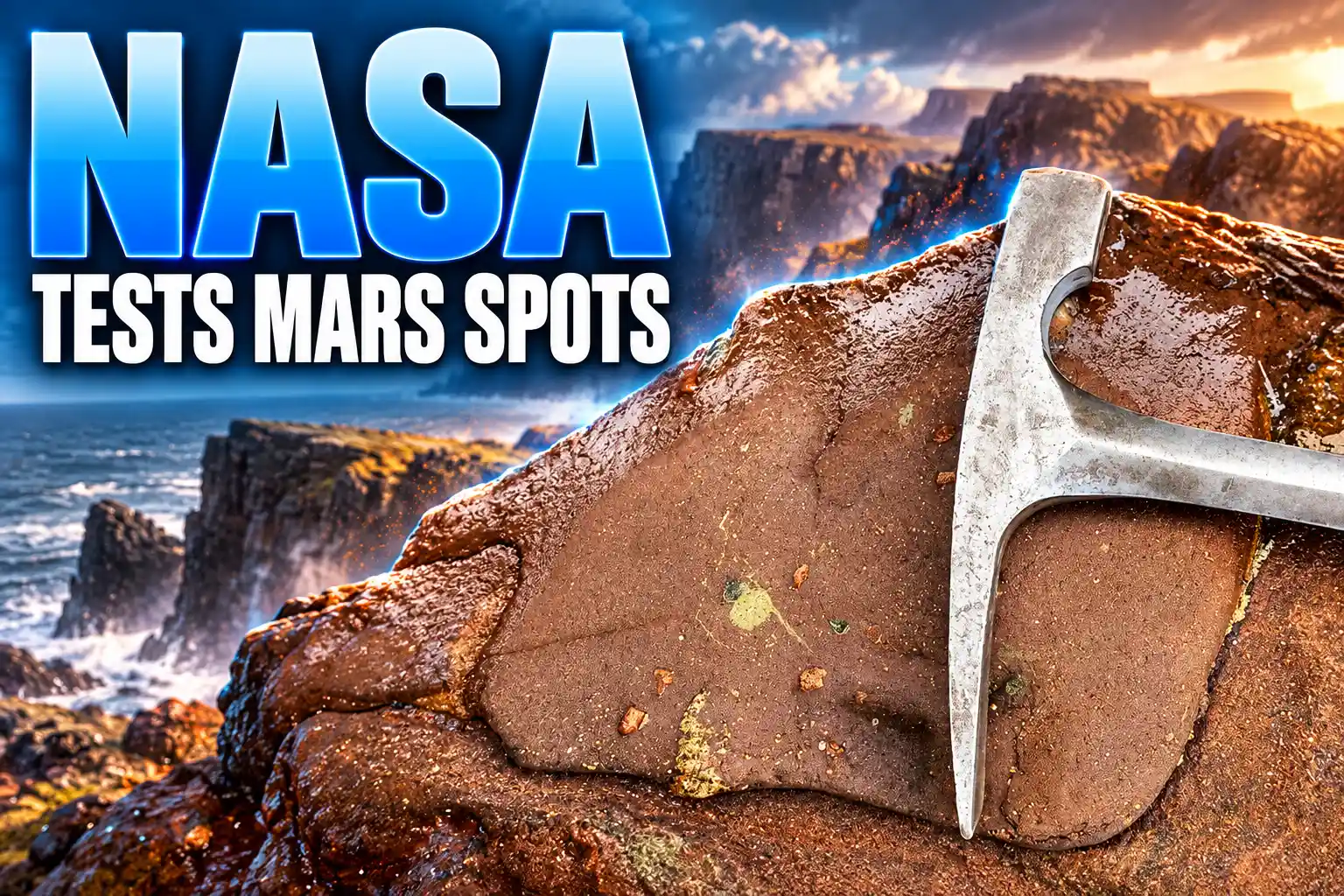 NASA scientists sample Stoer reduction spots in Scotland